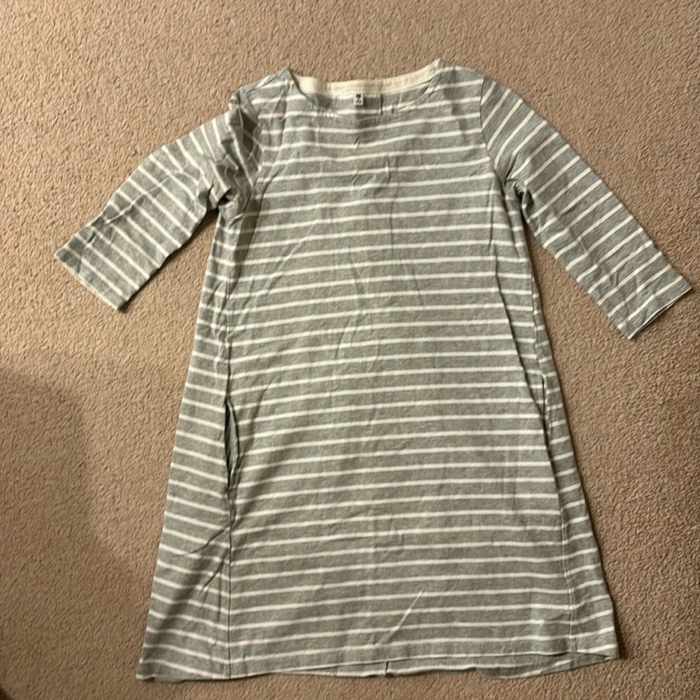 Uniqlo striped dress - girls size 12